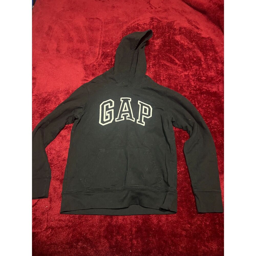 Gap Sweatshirt, Pullover Hoodie, Boys Size XXS - Black